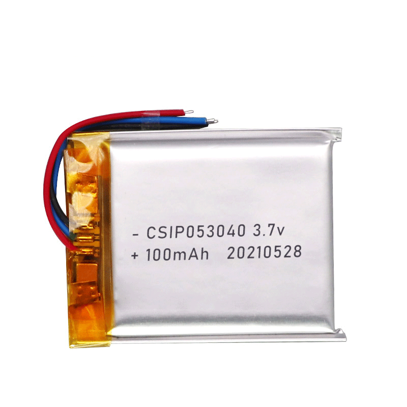 CSIP 3.7V 053040 100mAh 可充電鋰聚合物數(shù)碼電池生廠商