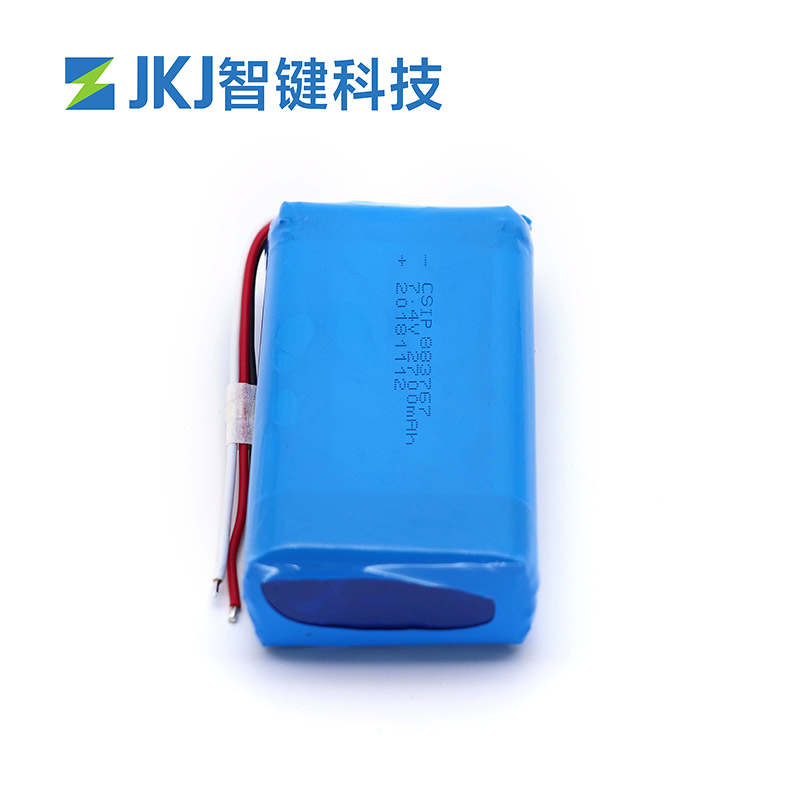 7.4V 2700mAh 定制鋰聚合物電池組直銷工廠 883767 CSIP